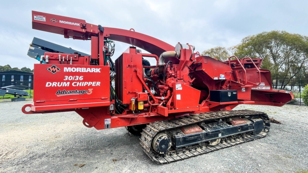 MORBARK 30/36 Tracked Whole Tree Drum Chipper